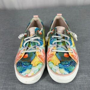 Sperry Women's Shoes with Green and Blue Details